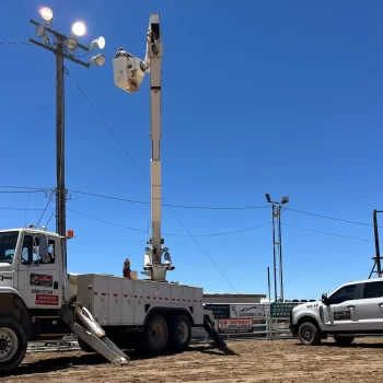 Parking Lot Light Installation by WSI Southwest